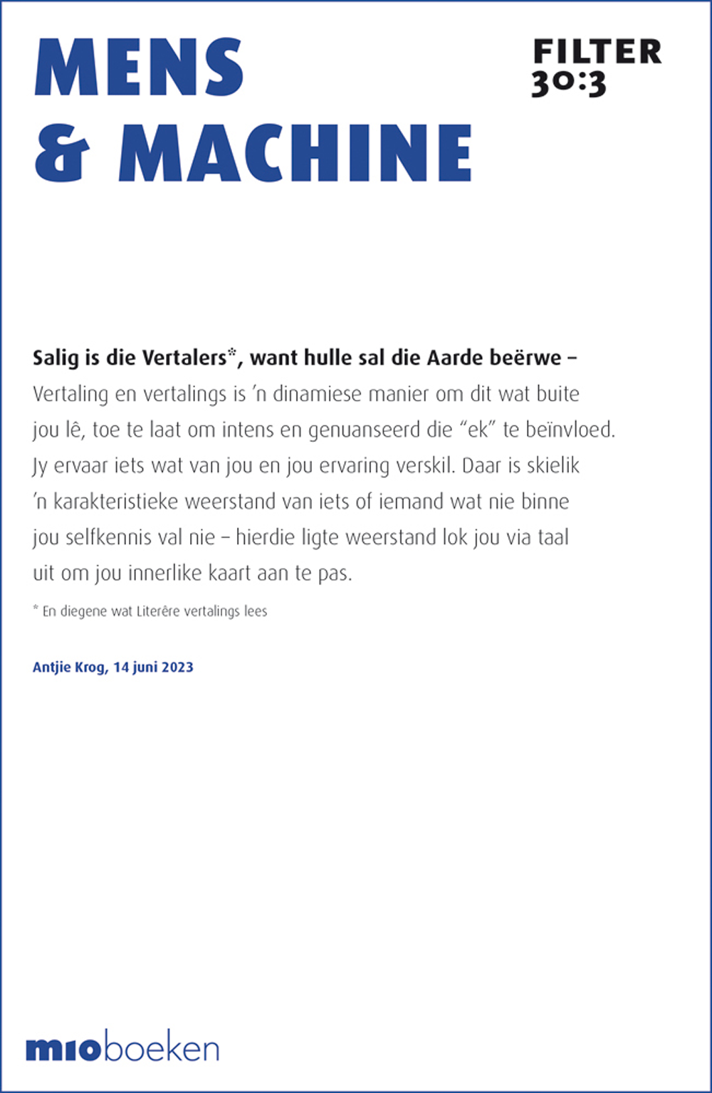 Omfilter303voor